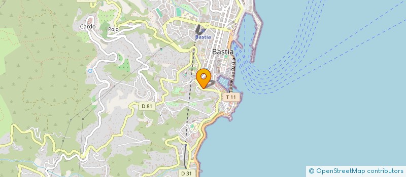 localisation de l'entreprise CORSE INTERIM à BASTIA