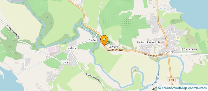 localisation de l'entreprise CORSE LOISIRS CREATIFS à ALERIA