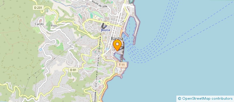 localisation de l'entreprise CORSE-MACHIN à BASTIA