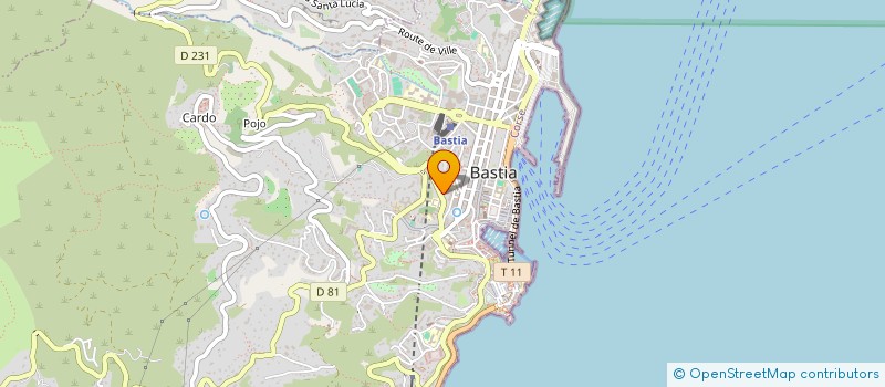 localisation de l'entreprise CORSE MEDIATION CONSEIL à BASTIA