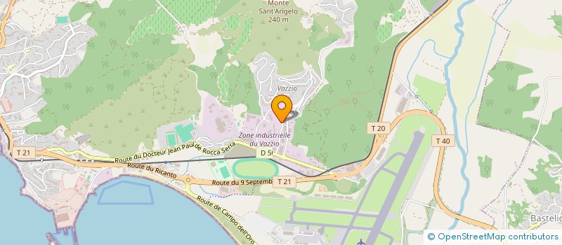 localisation de l'entreprise CORSE MONETIQUE à AJACCIO