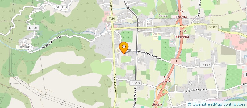 localisation de l'entreprise CORSE PISCINES CONCEPT à LUCCIANA