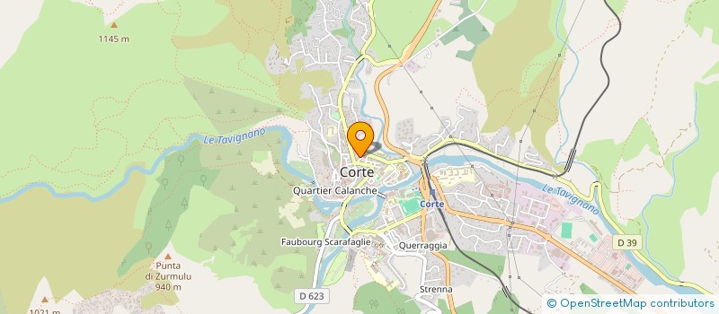 localisation de l'entreprise CORSE POMPE A CHAPE à CORTE