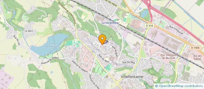 localisation de l'entreprise CORSE PRESTATION à VILLEFONTAINE