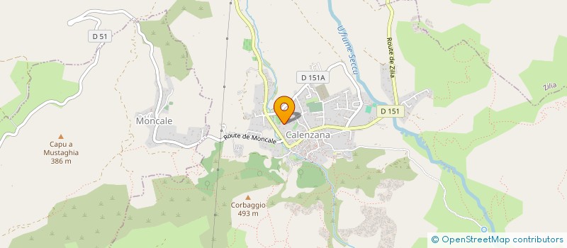 localisation de l'entreprise CORSE PROPRES MULTISERVICES à CALENZANA