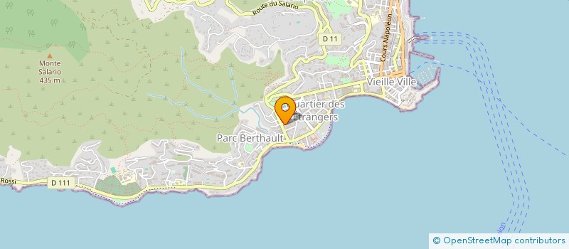 localisation de l'entreprise CORSE TAMPONS à AJACCIO