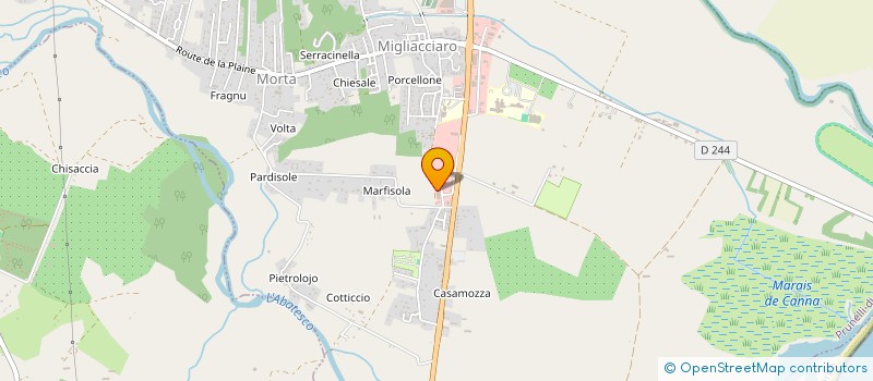 localisation de l'entreprise CORSE VALORISATION BTP à PRUNELLI-DI-FIUMORBO