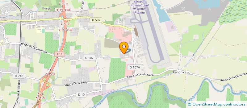 localisation de l'entreprise CORSEFRET à LUCCIANA