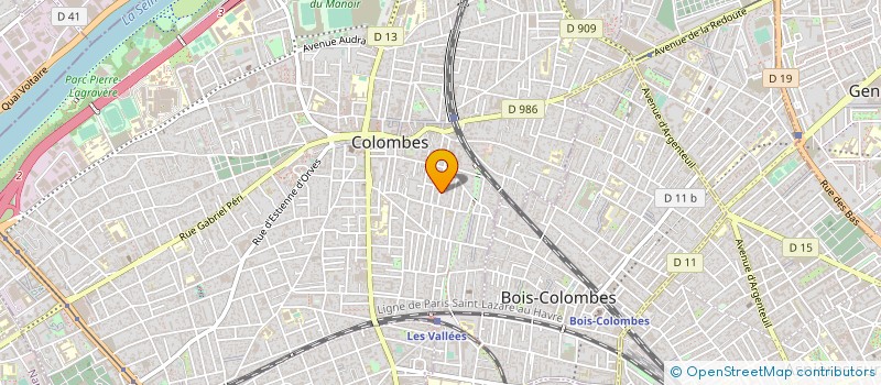 localisation de l'entreprise CORSENCO à COLOMBES