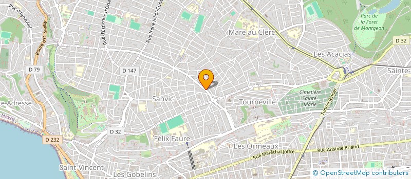 localisation de l'entreprise CORSER à LE HAVRE