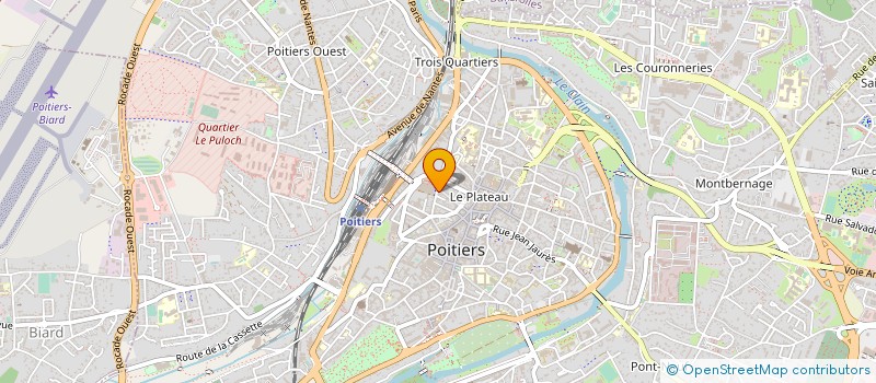 localisation de l'entreprise CORSET-ROCHE & ASSOCIES  POITIERS