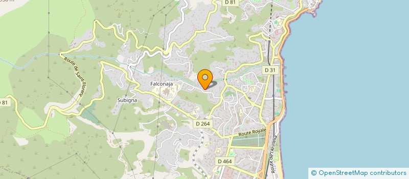 localisation de l'entreprise CORSETELSAT SARL à BASTIA