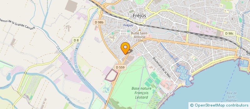 localisation de l'entreprise CORSI-CO à FREJUS