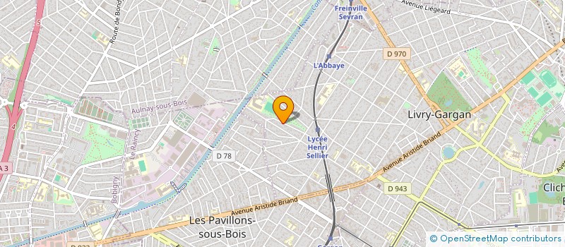 localisation de l'entreprise CORSI IMMO  LIVRY-GARGAN