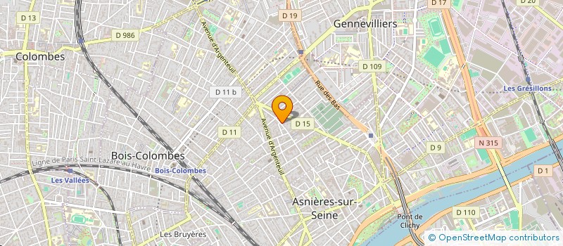localisation de l'entreprise CORSIANE à ASNIERES-SUR-SEINE