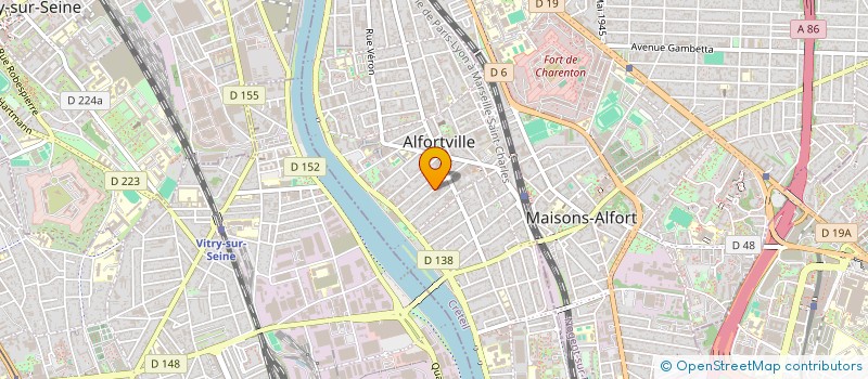 localisation de l'entreprise CORSIC'UP à ALFORTVILLE