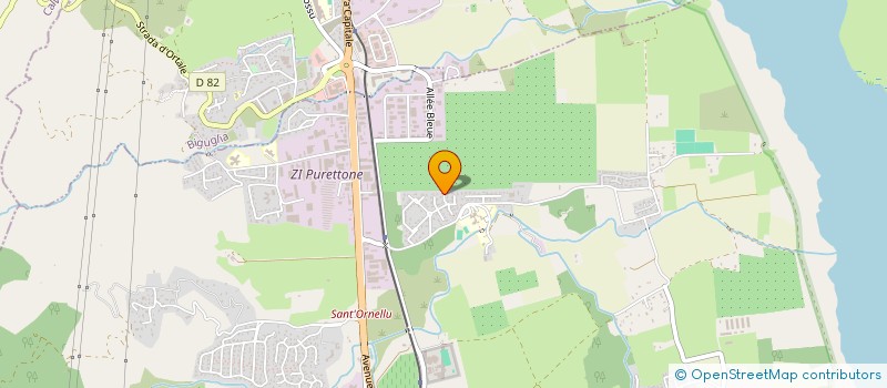 localisation de l'entreprise CORSICA 1943  BORGO