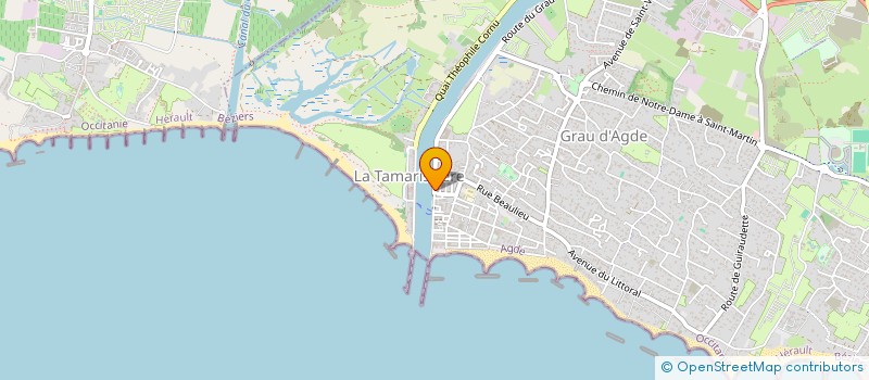 localisation de l'entreprise CORSICA  AGDE