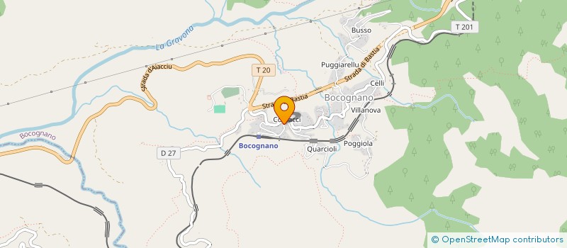 localisation de l'entreprise CORSICA ACTIVITIES  BOCOGNANO