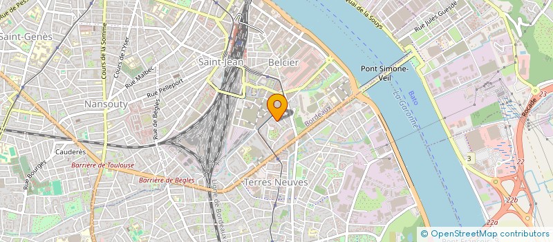 localisation de l'entreprise CORSICA BAT  BORDEAUX