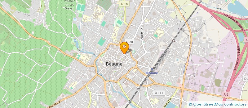 localisation de l'entreprise CORSICA BURGUNDY à BEAUNE