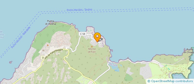 localisation de l'entreprise CORSICA DI GIULIA  PORTO-VECCHIO