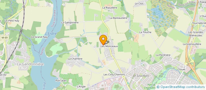 localisation de l'entreprise CORSICA FAMILIA  CARQUEFOU