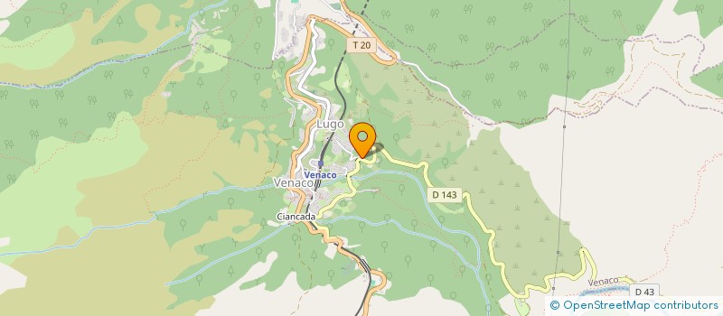 localisation de l'entreprise CORSICA FLASH à VENACO