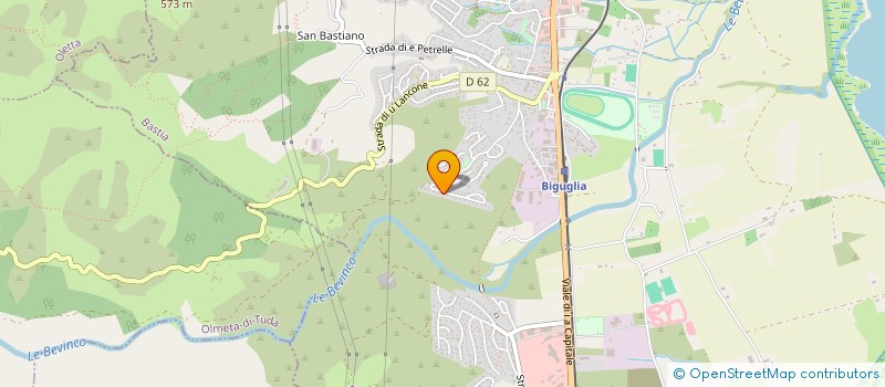 localisation de l'entreprise CORSICA  GARDEN  BIGUGLIA