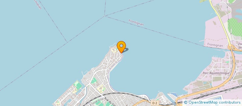 localisation de l'entreprise CORSICA IMMO  SETE