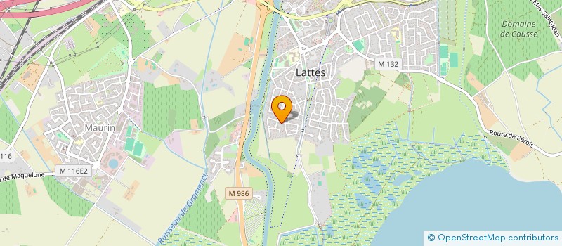 localisation de l'entreprise CORSICA IMMOBILIER à LATTES