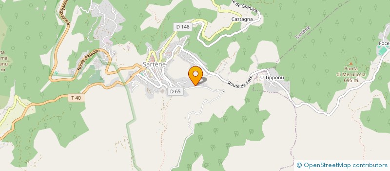 localisation de l'entreprise CORSICA IN FESTA  SARTENE