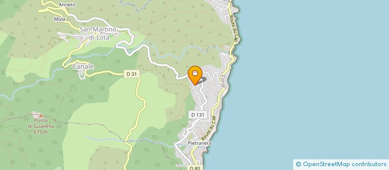 localisation de l'entreprise CORSICA INTERVENTIONS à VILLE DI PIETRABUGNO