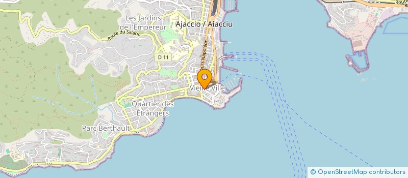localisation de l'entreprise CORSICA MEDITERRANEA à AJACCIO