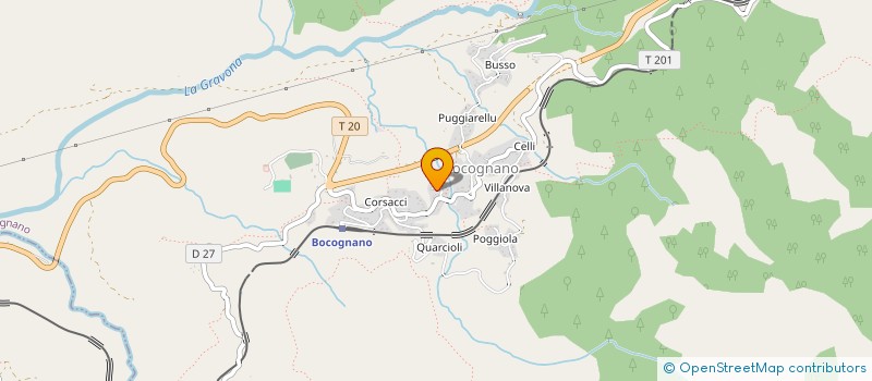 localisation de l'entreprise CORSICA NATURA  BOCOGNANO