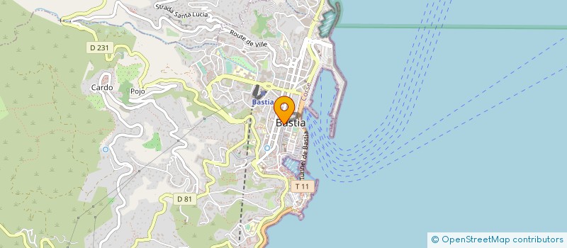 localisation de l'entreprise CORSICA NAZIONE à BASTIA