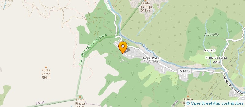 localisation de l'entreprise CORSICA PINIOLO à ZONZA