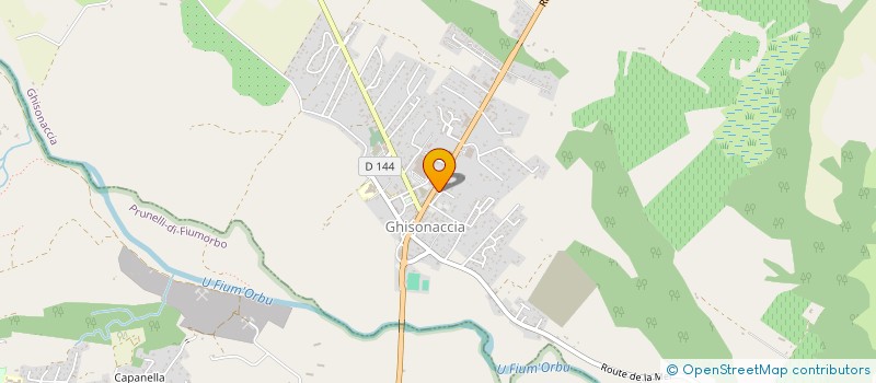 localisation de l'entreprise CORSICA PLANTS  GHISONACCIA