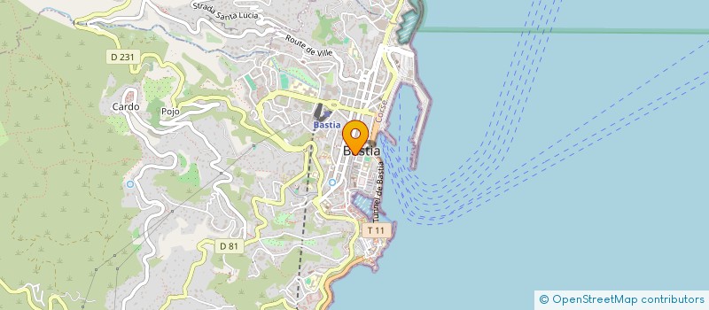 localisation de l'entreprise CORSICA PLOMBERIE à BASTIA
