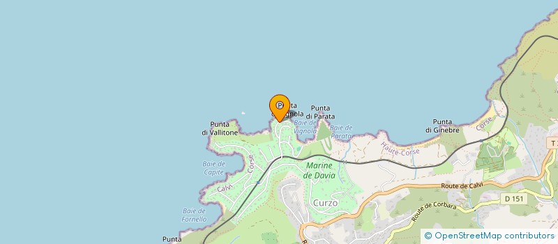 localisation de l'entreprise CORSICA PNEU SARL à CORBARA