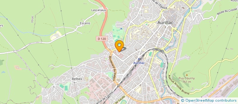 localisation de l'entreprise CORSICA R2LP à AURILLAC