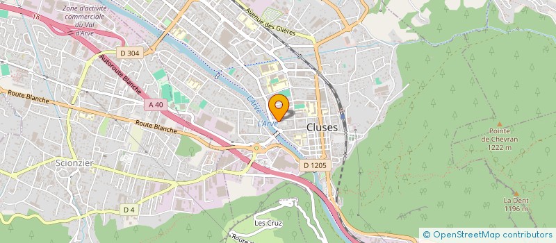 localisation de l'entreprise CORSICA SAVEURS  CLUSES