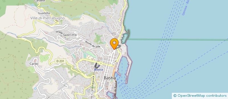 localisation de l'entreprise CORSICA SERVICES à BASTIA