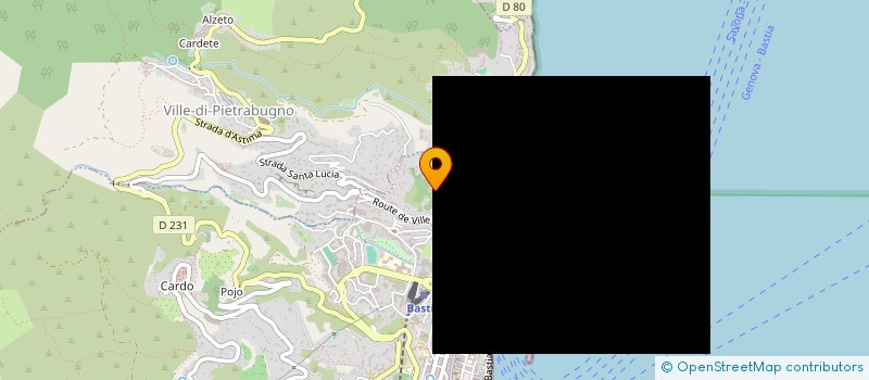 localisation de l'entreprise CORSICA SERVICES LOCATIONS à BASTIA