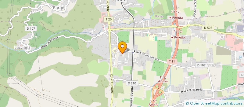 localisation de l'entreprise CORSICA TP  LUCCIANA