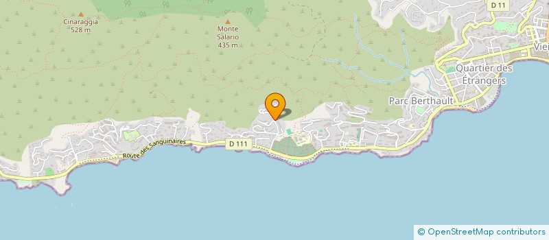 localisation de l'entreprise CORSICABLOG  AJACCIO