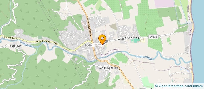 localisation de l'entreprise CORSICAGOM'A à PENTA-DI-CASINCA