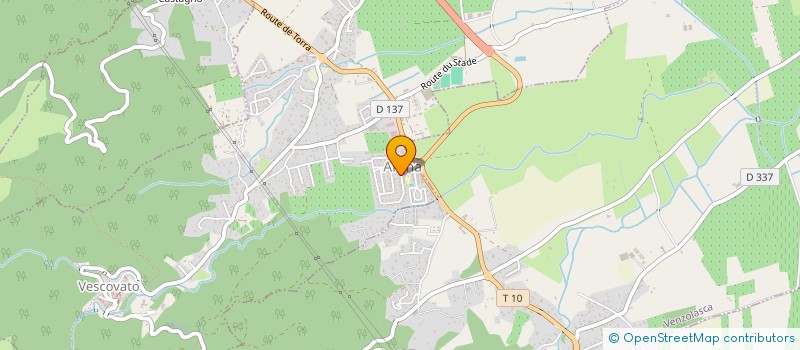 localisation de l'entreprise CORSICAN PROJECTS à VESCOVATO