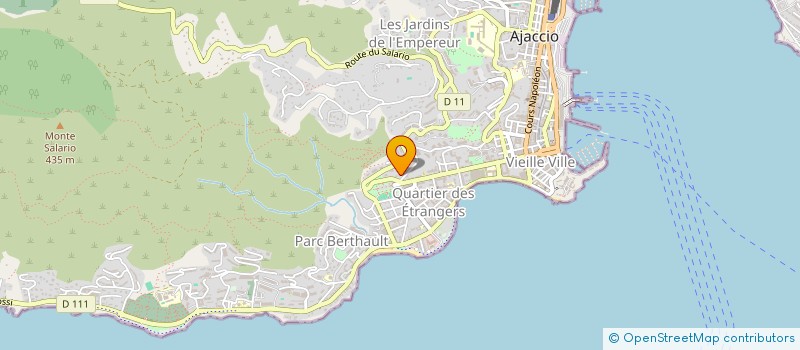 localisation de l'entreprise CORSICANBOX à AJACCIO