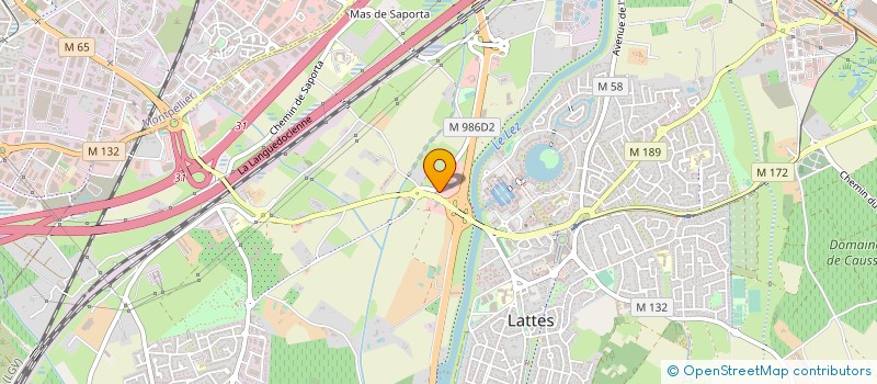 localisation de l'entreprise CORSICAP à LATTES